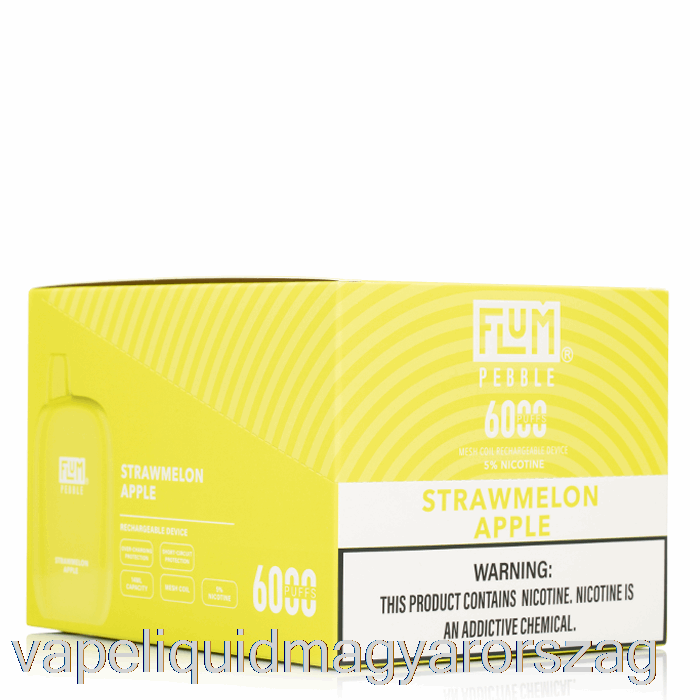 [10-es Csomag] Flum Pebble 6000 Eldobható Vape E Cigi